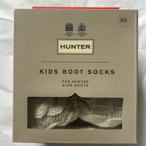 Hunter Kids Boot Socks - Cream XS